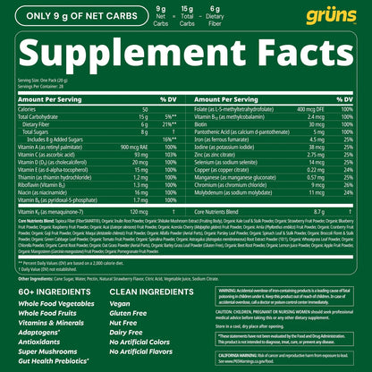 Grüns Superfood Gummies